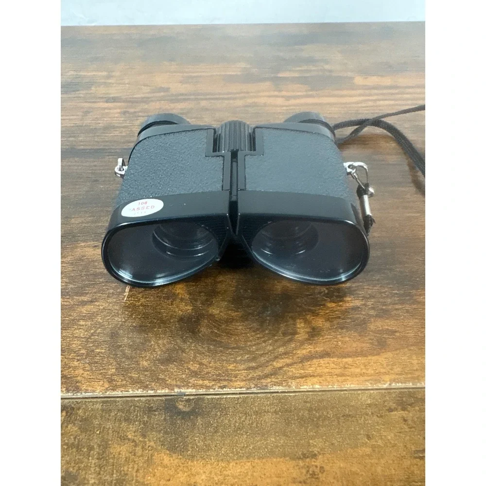 Bushnell Sportview Compact Binoculars Black Grey Vintage with Case and Box